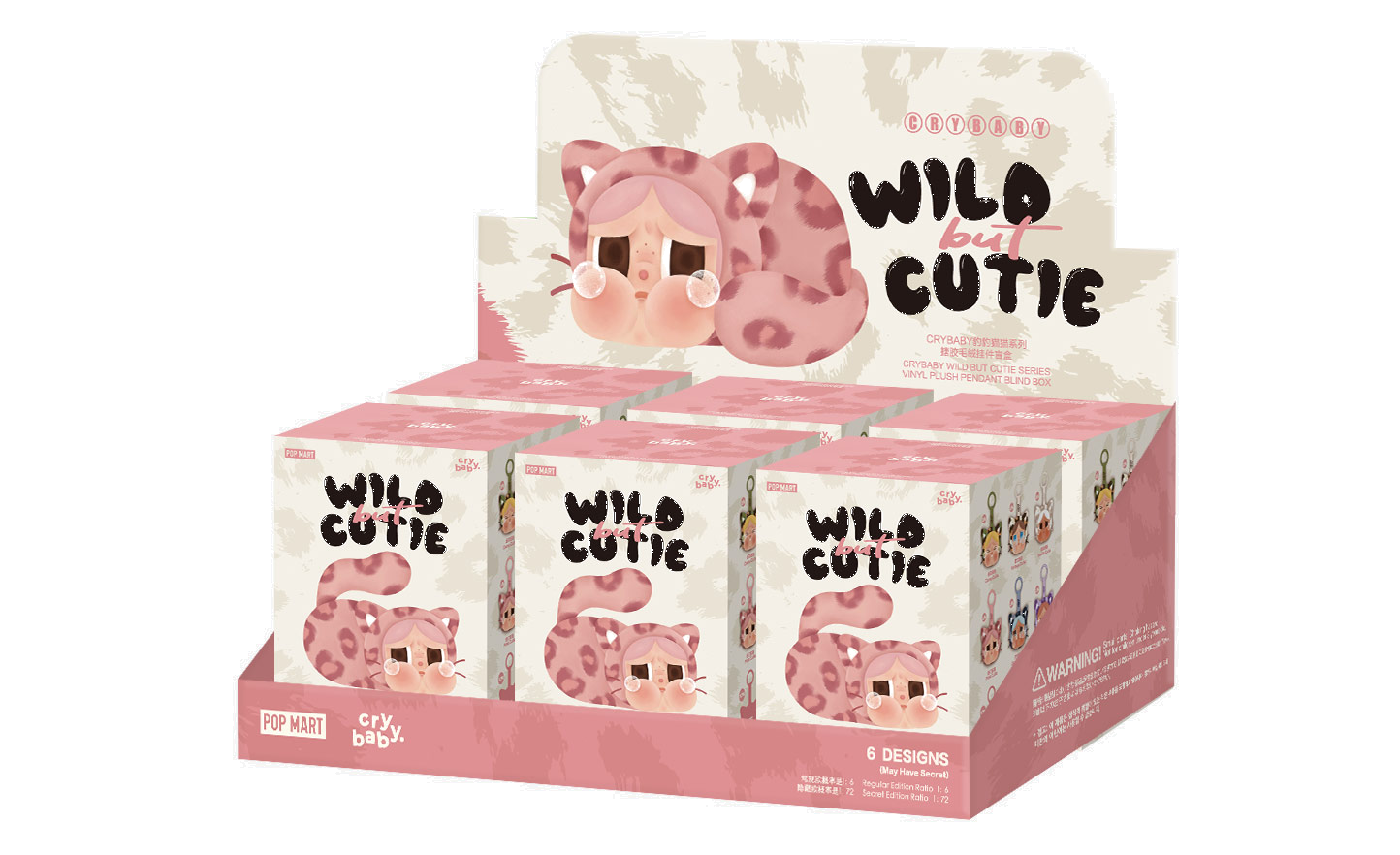 Pop Mart CRYBABY Wild but Cutie Series Vinyl Plush Pendant Blind Box