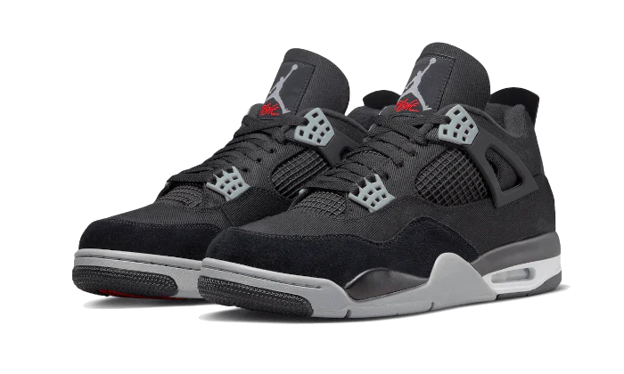 Air Jordan 4 Retro SE Black Canvas