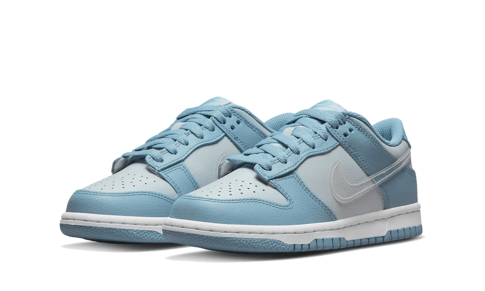 Nike Dunk Low Clear Blue Swoosh