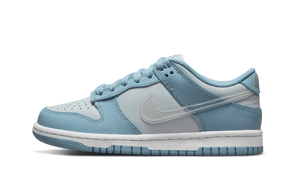 Nike Dunk Low Clear Blue Swoosh