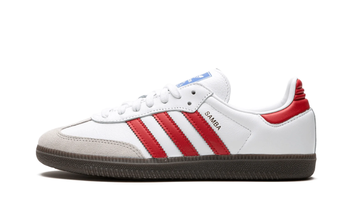 Adidas Samba OG White Solar Red Gum