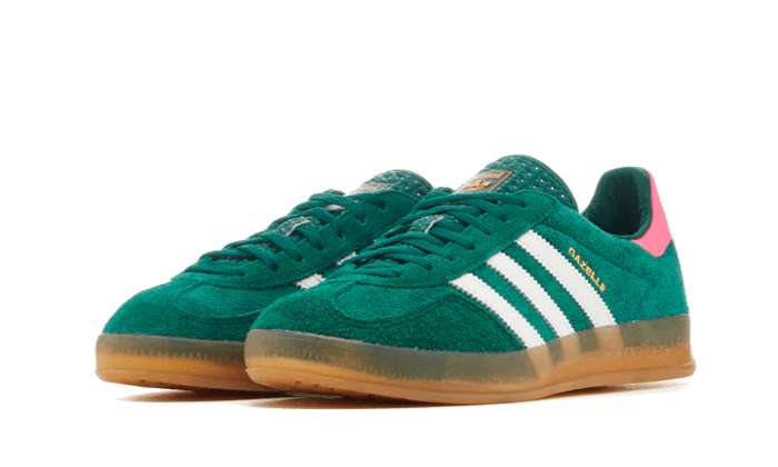 Adidas Gazelle Indoor Collegiate Green Lucid Pink