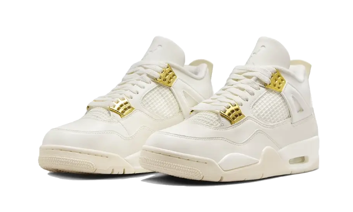 Air Jordan 4 Sail Metallic Gold