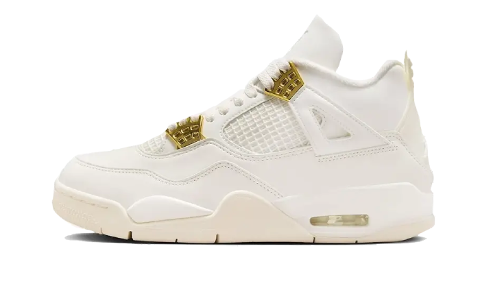 Air Jordan 4 Sail Metallic Gold